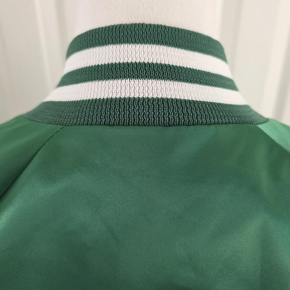 Vintage New York Jets Satin Varsity Jackets Mens L Chalk Line USA NFL - Picture 7 of 15